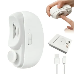 ماكينة قص وتلميع الأظافر الكهربائية 2 في 1